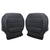 GXARTS Black Front Driver and Passenger Side Bottom Perforated Leather