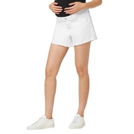 Joe's Jeans Women's The Ozzie Maternity Short, White