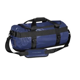 Storm tech Atlantis Ultimate Offshore Waterproof Travel Bag: Heavy Duty Camping Duffle, Waterproof Luggage for Boating, Motorcycle Dry Bag, Dive & Deployment Bag (Ocean Blue/Black, Small)