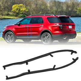 KAVIUS Door Front Weatherstrip RH LH Pair Compatible with Ford Explorer 2011-2019 Front Weather Strip Right Left Hand Fit for Police Interceptor Utility 2013-2019 BB5Z-7825324-B BB5Z-7825325-B