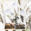 ValueHall Window Bird Feeder Window Bird House Crystal Clear Acrylic