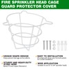 Shimeyao 8 Pcs White Fire Sprinkler Head Guard Cage Covers