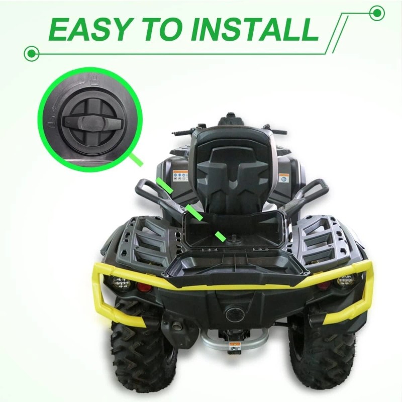 Ming 2 Gal Storage Cargo Box Black Rear Seat for