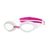 Zoggs Endura Max Unisex Adult Swimming Goggles, White/Pink/Clear