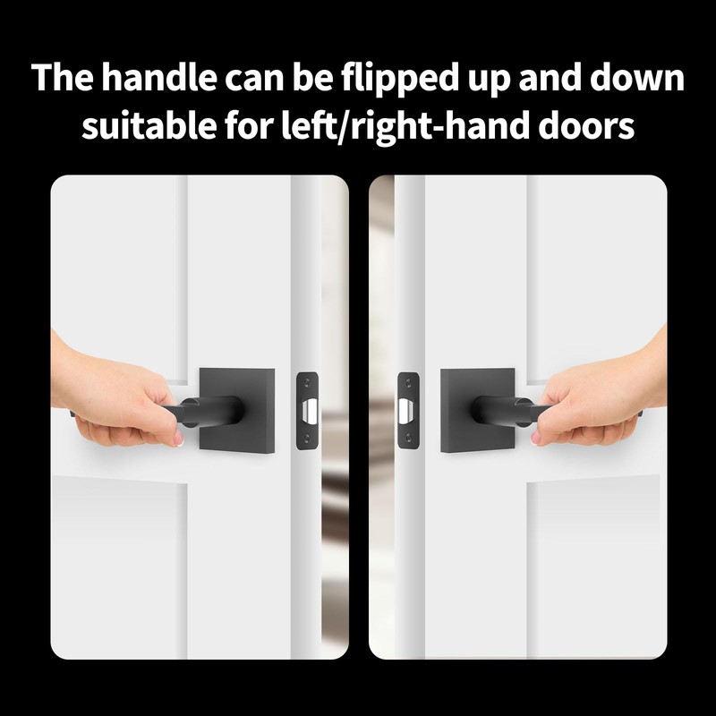 Aqara Entry Door Handle, Exterior Door Entry Handle with Door