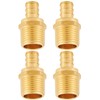 Lead-Free Brass 1/2" Pex Fittings,1/2 Pex Male Adapter, PEX 1/2"