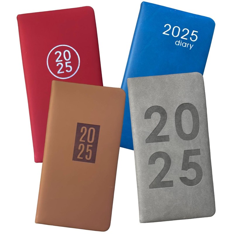 2025 Slim Week to View Diary Fabric Design Fashion Diary