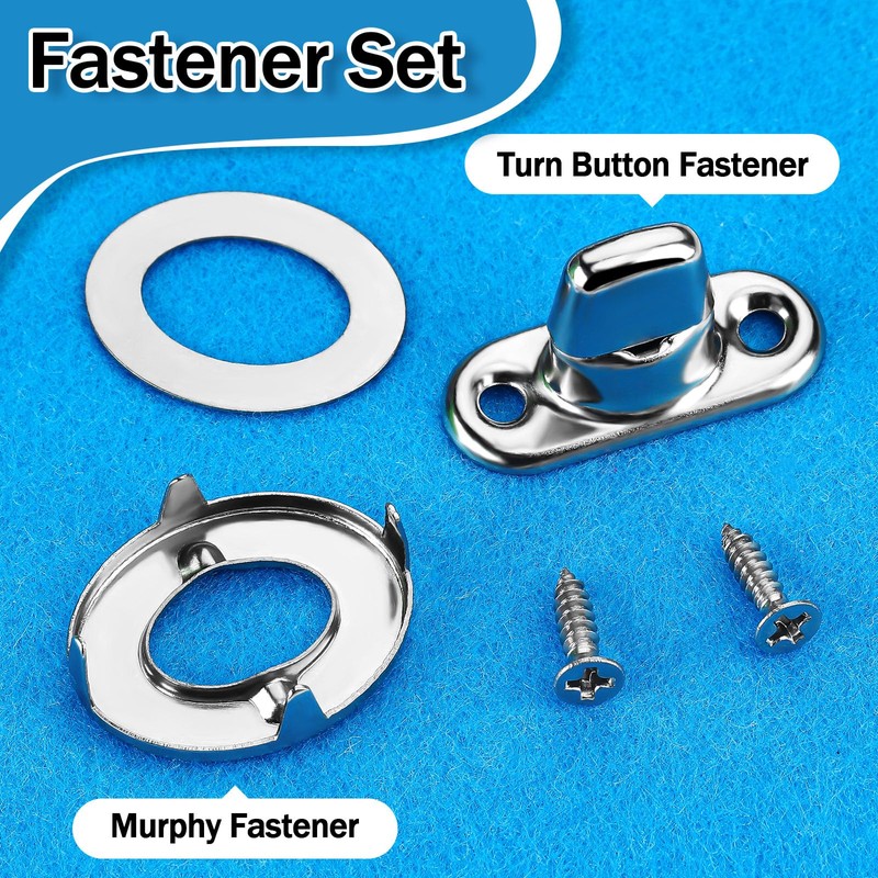 Gisafai 10 Sets Canvas Twist Lock Fasteners, Turn Button Fasteners,