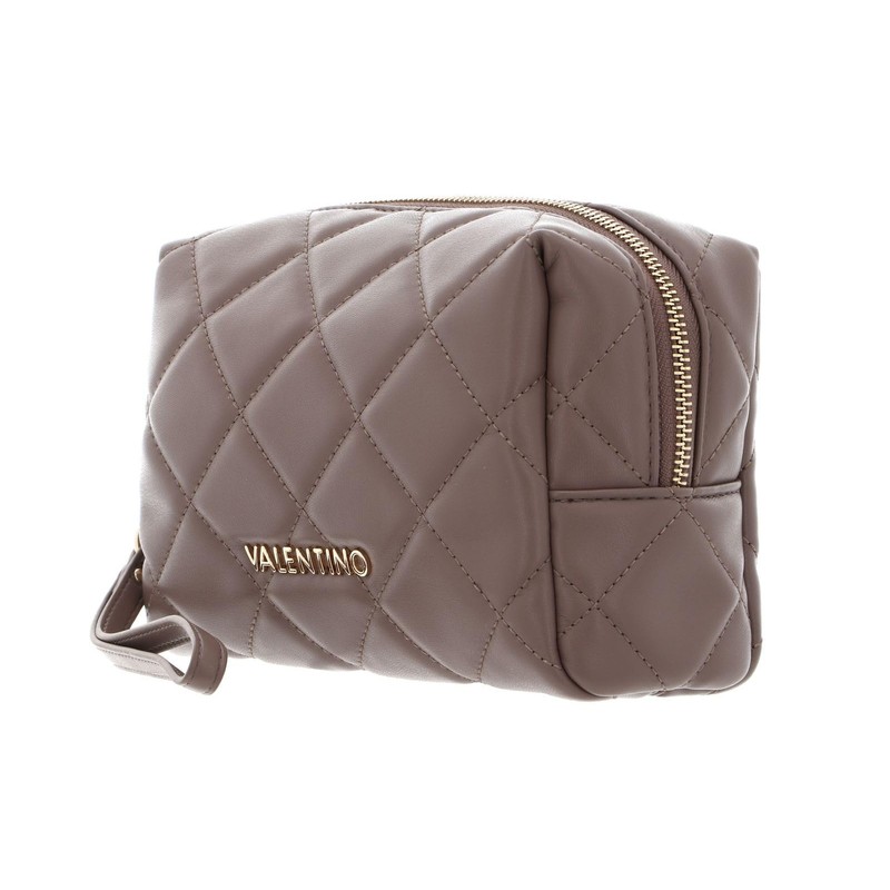 VALENTINO Ocarina Soft Cosmetic Case Taupe, taupe
