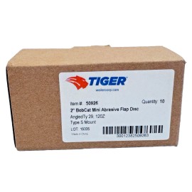 Weiler 2" BobCat Mini Flap Disc Angled Style Type 29, 12Zm Type S Mount 50926 Box of 10