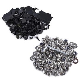 G-PLUS Fender Flares Screw/Bolt Hardware Kit Compatible with Chevy Universal Pocket/Rivet Style