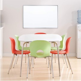 Mead Dry Erase Board, Whiteboard / White Board, 24" x 18", Silver Aluminum Frame (85355)