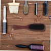 FRCOLOR Mens Detangling Hair Brush with Wooden Handle Natural Boar