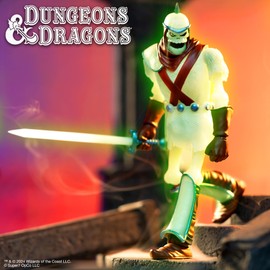 Super7 Dungeons and Dragons ULTIMATES! Dekkion The Skeleton Warrior (Glow) Action Figure