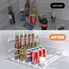 Hmdivor 5 Rows Drink Organizer for Fridge, 15'' Soda Can
