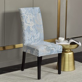 HZDHCLH Chair Covers Set of 4/6 Stretch Modern Chair Slipcovers for Dining Room Kitchen Wedding Party Washable Chair Protector (6pcs, autumn)