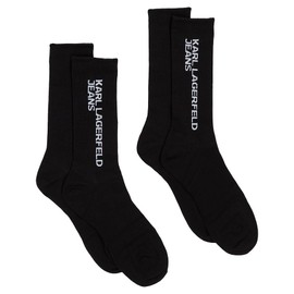 Karl Lagerfeld B.V Men's Socks Multi Pack, black
