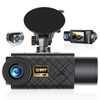3 Channel Dash Cam Front and Rear Inside, 2.0'' 1296P