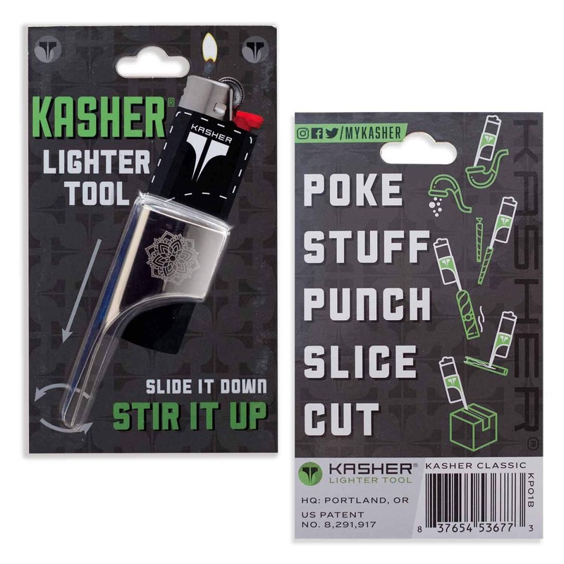 Kasher’s Mandala Multi-Tool Lighter Case with Bic Lighter - Lightweight