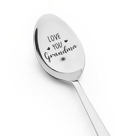 Grandma Birthday Gifts for Nana Grandmother Women Love You Grandma Spoon Gift for Granny Grandmother from Grandson Granddaughter I Love You Gifts for Grandma Retirement Gifts for Nana