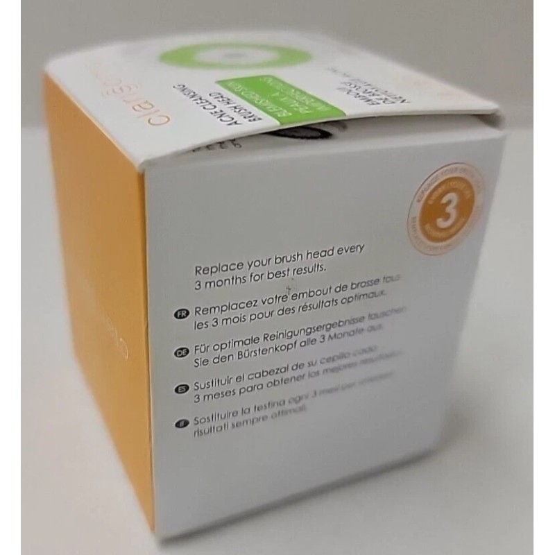 Cabezales de cepillo de repuesto para limpieza de acné Clarisonic