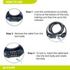 Squire Locks Heavy Duty Bikelock (Kilda Combi) - 4 Wheel