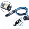 M.2 NVME to SFF 8087 SATA3.0 Expansion Card 4 Port
