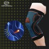 HYRS Rodillera Elástica Antideslizante Compresión Ejercicio Unisex Azul T:M