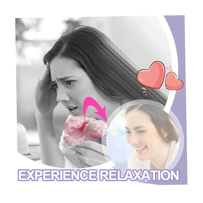 WEZCHUGHAOL Stress Relief Squish Balls, 4-Pack Shapeable Vacuum Sensory ,