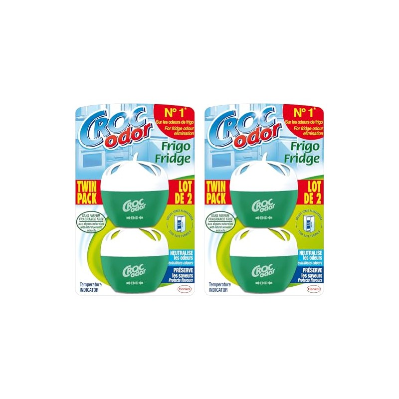EcoFresh Fridge Deodoriser –2 x twin Pack (4 X 33g)