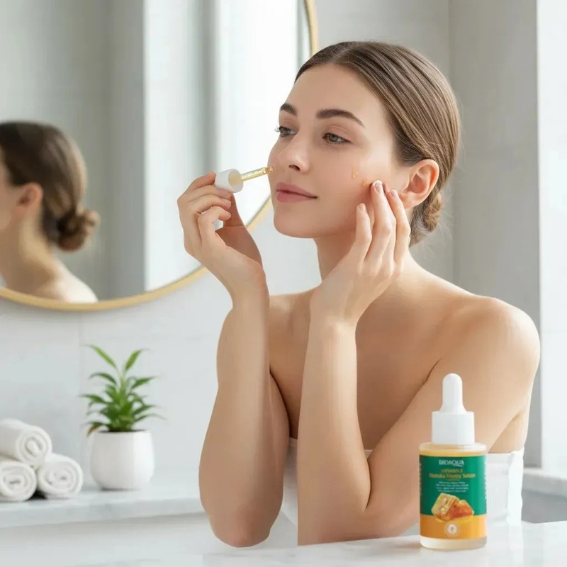 Bioaqua Sérum Facial, Vitamina E, Antioxidante, Rejuvenece Momento De Aplicación