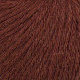 (Set of 3 - Solid Color)100% Baby Alpaca Yarn Not Wool [328 Yards Total] Cinnamon, 3 DK