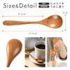 kicoriya Set of 2 Natural Wood Cafe Teaspoon Japanese Quality