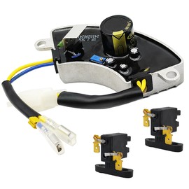 YGQ Generator AVR Automatic Voltage Regulator for 2500 Thru 4500 Watt Predator Champion Generac 30060-Y025110 Homelite 290440011 & Brushs