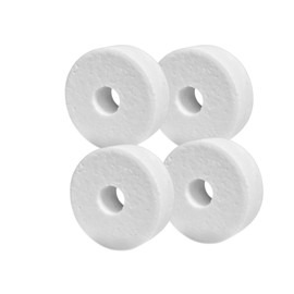 Invest 4 x Refill Tabs for Dehumidifier, 4 x 450 g, Refill Pack, Room Dehumidifier for Kitchen, Bathroom, Living Room, Camper, Moisture Absorber without Electricity, Protection Against Mould and