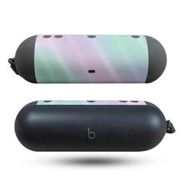 Glossy Glitter Speaker Skin Compatible with Beats Pill (2024) - Cotton Candy - Premium 3M Vinyl Protective Wrap Decal Cover - Easy to Apply | Crafted in The USA by MightySkins