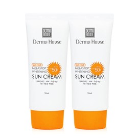 dermahouse [Dermahouse] Whitening Sun Cream (2 Pieces) / Triple Function SPF50+PA+++ / [더마하우스] 화이트닝 썬크림2개/3중기능성 SPF50+PA+++