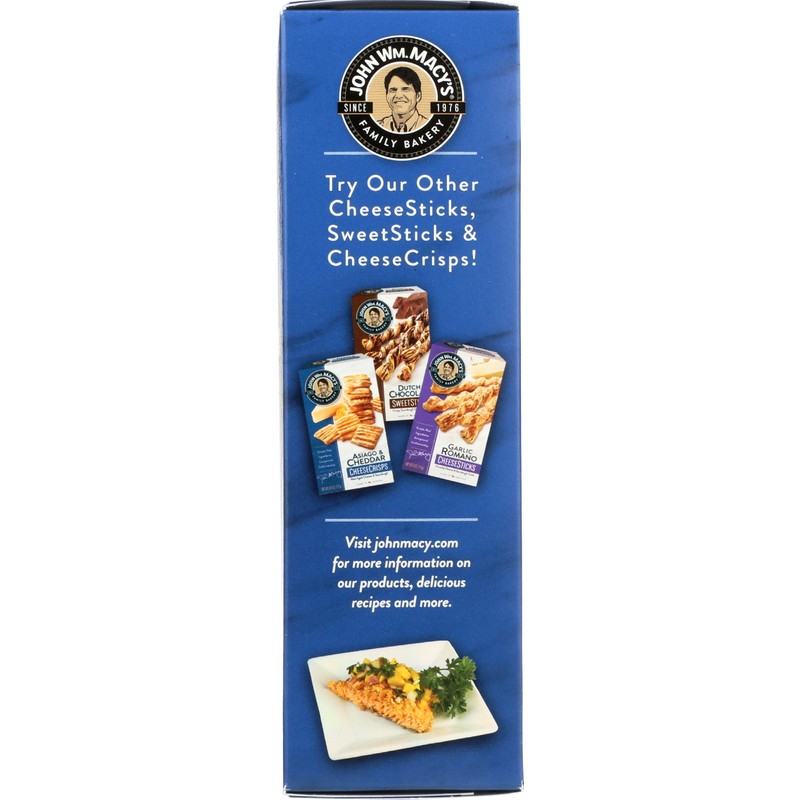 JOHN MACYS Cheesesticks Original Cheddar, 4 OZ