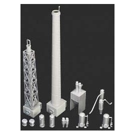 Green Max N Gauge Pre-Colored Factory Equipment (C) 2606 Model Railway Supplies