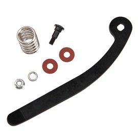 1Set Yootones Guitar Vibrato Bridge Tremolo System Arm Whammy Bar with Nut Spring Compatible with Electric Guitar (Black)