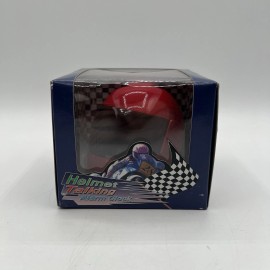 Unbranded Vintage Red Race Car Driver Racing Helmet Talking Bedside Alarm Clock