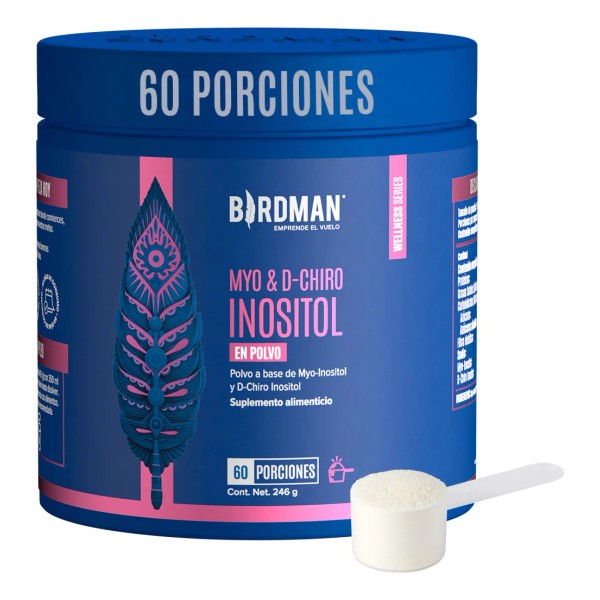 Birdman Myo D-chiro Inositol 4100 Mg En Polvo Proporcin 401
