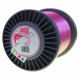 Ande Premium Monofilament Line with 80-Pound Test, Pink, 2-Pound Spool (1200-Yard)
