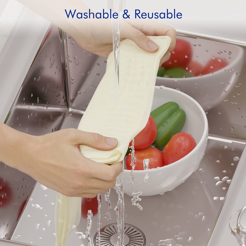 4 PCS Reusable Cheesecloth, Grade 100, 20x20 Inch Hemmed Organic