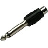 Schwaiger A-Audio-Adapter schwarz 6,3mm