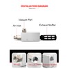NACX CV-20HS Vacuum Generator, G3/8" Female Thread Dia Aluminum Alloy