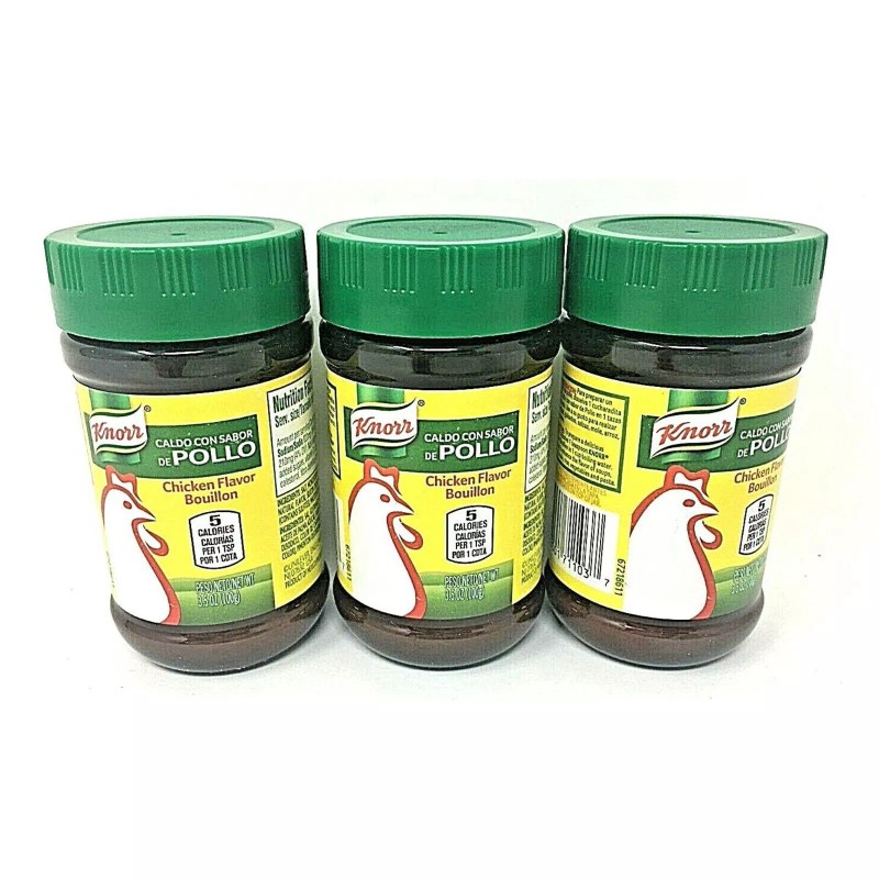 Knorr Pollo Chicken Flavor Bouillon 3.5 oz Pack of 3