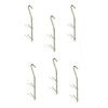 Zite Fishing Smoking Hooks Set - 6 Pieces V-Shaped Hooks