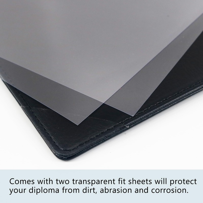 GraduatePro PU Leather 8.5x11 Certificate Cover Imprinted Diploma of Graduation
