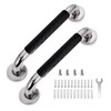 2Pack 12 Inch Grab Bars for Bathtubs and Showers,Stainless Steel
